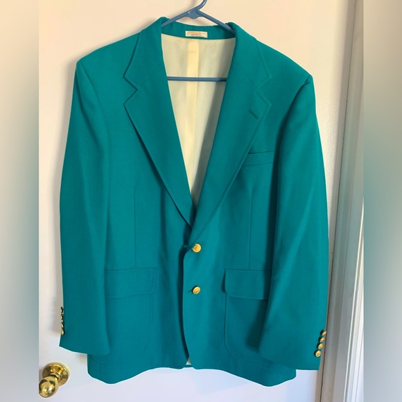 Bowden men’s green wool blend sport coat size 46